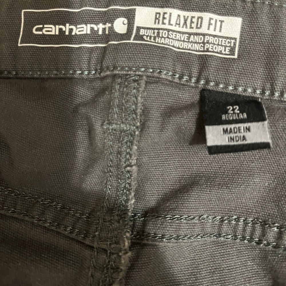 Carhartt Men's Relaxed Fit Charcoal Jeans